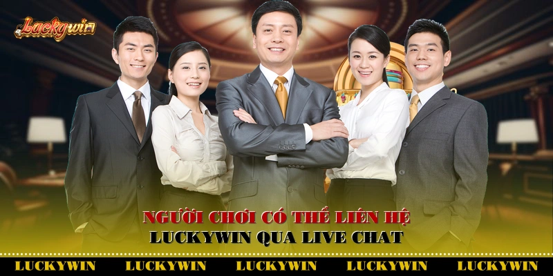 Người chơi có thể liên hệ Luckywin qua live chat